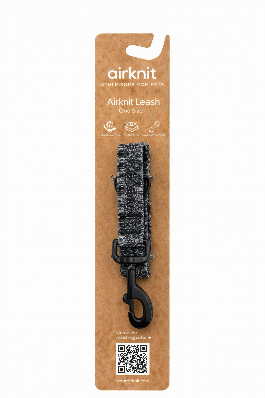 AirKnit™ Stormi Core Control Leash — Lightweight Knit Dog & Cat Leash
