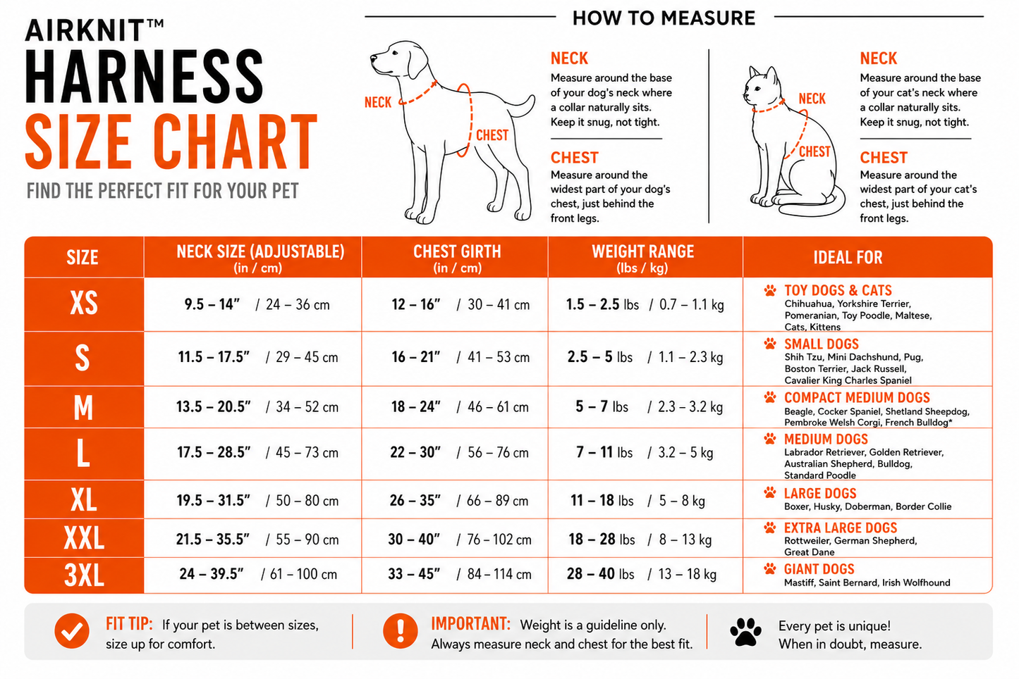 AirKnit™ Stormi Performance Harness — Breathable Knit Harness for Dogs & Cats